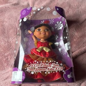 2009 Holiday Dora Doll in Red Dress